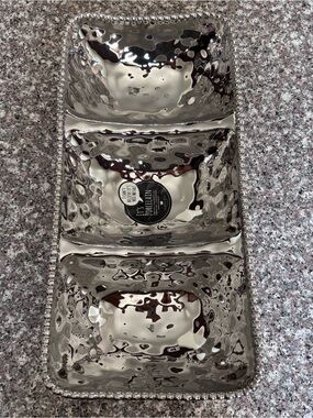 The Pampa Bay Verona 3-Section Serving Piece (Model: CER2426) No Box